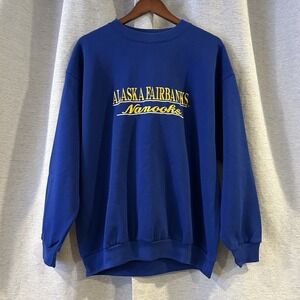 University of Alaska Fairbanks Nanooks Sweatshirt Mens XL NCAA Crewneck
